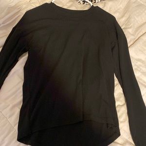Ribbed Cala Black Longsleeve